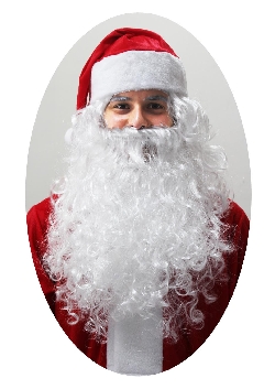 SET PARRUCCA+BARBA LUSSO BABBO NATALE